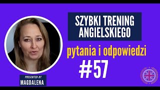 Szybki Trening Angielskiego  Pytania I Odpowiedzi  meeting 57 [upl. by Asamot321]