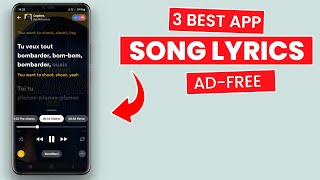 3 Best Song Lyrics Finder Apps For Android [upl. by Enecnarf]