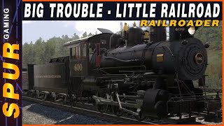 Were In Trouble on the Railroad  Railroader Train Simulator Gameplay [upl. by Ellenij]