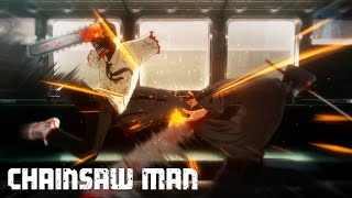 Chainsaw vs Katana  Chainsaw Man [upl. by Halona]