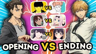 🎶 Save One ANIME Song 👊 OPENINGS vs ENDINGS 👊 Anime Quiz [upl. by Lacee]