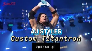 WWE AJ Styles Custom Titantron 20232024 Update 1 [upl. by Luanni]