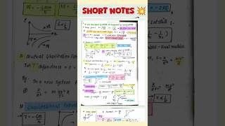 Gravitation class 11  Short Notes neet2025 neet2026 shorts ytshorts [upl. by Nnalorac485]