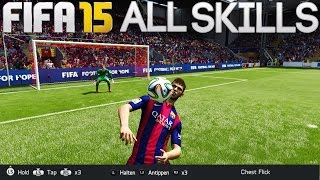 FIFA 15 ALL SKILLS TUTORIAL  HD [upl. by Barton]