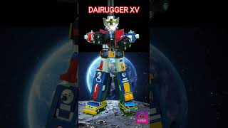 Voltron Vehicle  Dairugger XV  Soul of Chogokin GX 88  SuperHiro Action shorts [upl. by Morlee377]