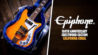 Peach Picks  Epiphone 150th Anniversary Collection  Crestwood Custom  California Coral [upl. by Einattirb312]