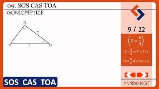 09 SOS CAS TOA Serie goniometrie [upl. by Ariem835]