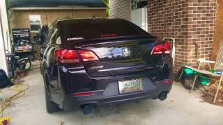 Chevy SS with custom exhaust with SpinTech 9000s mufflers [upl. by Lennahs]