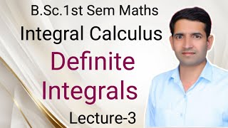 L3 BSc1st sem maths Definite integral IntegralCalculus Walls formulae jitendra kumar [upl. by Samaj]