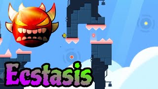 Ecstasis by Dkitey 100 Platformer EXTREME DEMON  Geometry Dash 22 [upl. by Clorinda712]