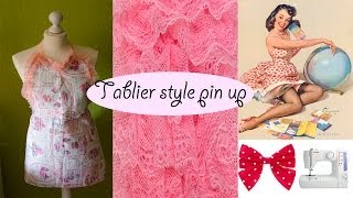 DIY Comment faire un tablier style pin up [upl. by Jelle1]