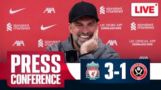 Jurgen Klopp PostMatch Press Conference LIVE  Liverpool 31 Sheffield United [upl. by Bowerman]