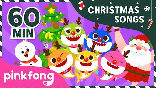 Christmas Sharks and more  Best Christmas Songs  Compilation  Pinkfong Songs for Children [upl. by Aennil]