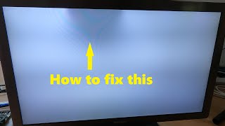 Fixing a dark spot on an LCD television [upl. by Modie]