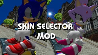 Sonic Adventure 2 Skin Selector Mod Release Trailer [upl. by Noreht]