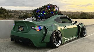 Christmas Tree Shopping in a Widebody FRS [upl. by Hardner]