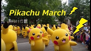 【Pokémon】Pikachu Army Parade in Yokohama Japan｜Pikachu Outbreak 2018 [upl. by Renie]