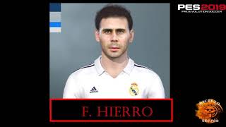 Fernando Hierro face PES 201820192020 by MictlanTheGod [upl. by Otrebogad]