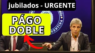 Urgente❗ PAGO DE DOBLE BONO confirmado para los JUBILADOS Y PENSIONADOS de la anses [upl. by Idona364]