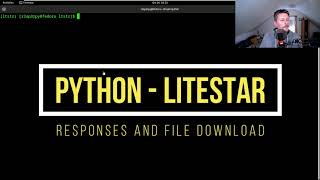 Python  Litestar  Responses and File Download [upl. by Dyun133]