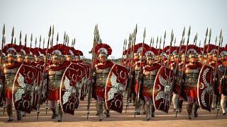 1600 Ugrian Headhunter Vs 3200 Centurion Triarii  Total War Rome 2 [upl. by Schlosser]