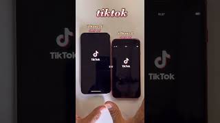 iPhone x vs iPhone 8 open tiktok [upl. by Salli460]