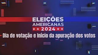 Eleições EUA 2024 Kamala X Trump  Confira os primeiros resultados das urnas [upl. by Llertnek]