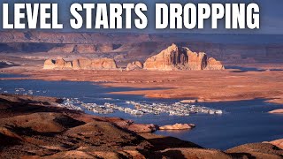 Lake Powell Starts Loosing Water After Months of Gaining  Maximum Capacity of the Season [upl. by Barris]