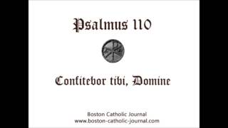 Psalm 110 in Latin [upl. by Whiney]