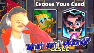 IM BLINDLY DRAFTING HERE  Double Elixir Draft Challenge  Clash Royale [upl. by Claresta]