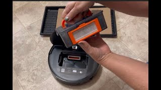 ROPVACNIC Robot Vacuum Cleaner Review  Pet Hair and Dirt Test [upl. by Annice]