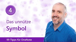 🟣 99 Tipps für OneNote 4️⃣ Das unnütze Symbol  Malter365de [upl. by Krum652]