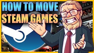 How to Move Steam Games amp Libraries 2024 [upl. by Arannahs115]