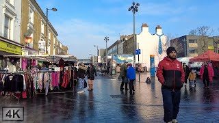 Urban London Walk 🏙️ Deptford Markets Graffiti amp Historical Streets 2022 4K 3D Sound [upl. by Stern185]