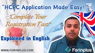 How to Apply to HCPC How to register HCPC UKHCPC Application Made Easy [upl. by Odragde]