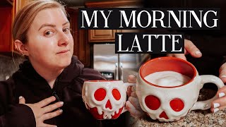 MY MORNING LATTE RECIPE  Blondes amp Bagels [upl. by Laverna409]