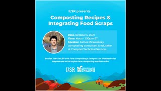 Composting Recipes amp Integrating Food Scraps with James McSweeney [upl. by Damalus]