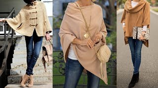 Ponchos y capas ESTAN en TENDENCIA de MODA este otoño invierno 2024 25 [upl. by Umeh]