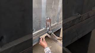 How to install hinge into truck trailer shorts [upl. by Aihset]