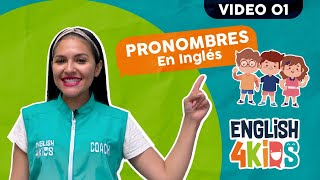 Clase 09 Como se dice quotYo tú el ella nosotrosquot en inglés Pronombres en inglés para niños [upl. by Austreng]