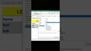 Id card using Excel shortcut  by Snjha  excel snjha viralshorts [upl. by Eolanda]