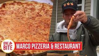 Barstool Pizza Review  Marco Pizzeria amp Restaurant Branford CT [upl. by Nageam]