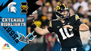 Michigan State vs Iowa  EXTENDED HIGHLIGHTS  9302023  NBC Sports [upl. by Eibo]