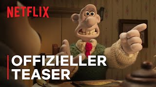 Wallace amp Gromit Vergeltung mit Flügeln  Offizieller Teaser  Netflix [upl. by Huberman]