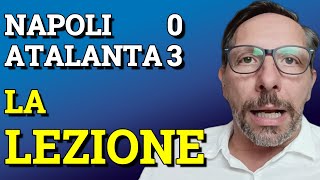 NAPOLI ATALANTA 03 LEZIONE DI GASPERINI ANTONIO CONTE ADESSO DEVE [upl. by Ardolino]