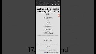 KONIEC ROKU SZKOLNEGO 20232024 WAKACJE POLSKA szkoła wakacje mobizen fyp viral [upl. by Lasky784]