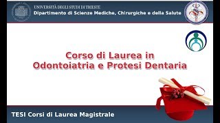 Sessione di Tesi di Laurea in Odontoiatria e Protesi Dentaria 22102018 [upl. by Caton553]