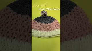 Super Easy Crochet Baby Boy Beanie – Quick amp BeginnerFriendly [upl. by Ynohtnanhoj]