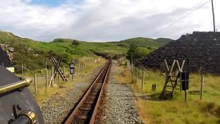 Ffestiniog Railway – Driver’s Eye View – Blaenau Ffestiniog to Porthmadog Wales [upl. by Arihaj]