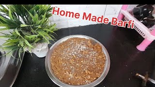 milk powder se banaye swadisht Barfi home made barfi [upl. by Stuckey679]